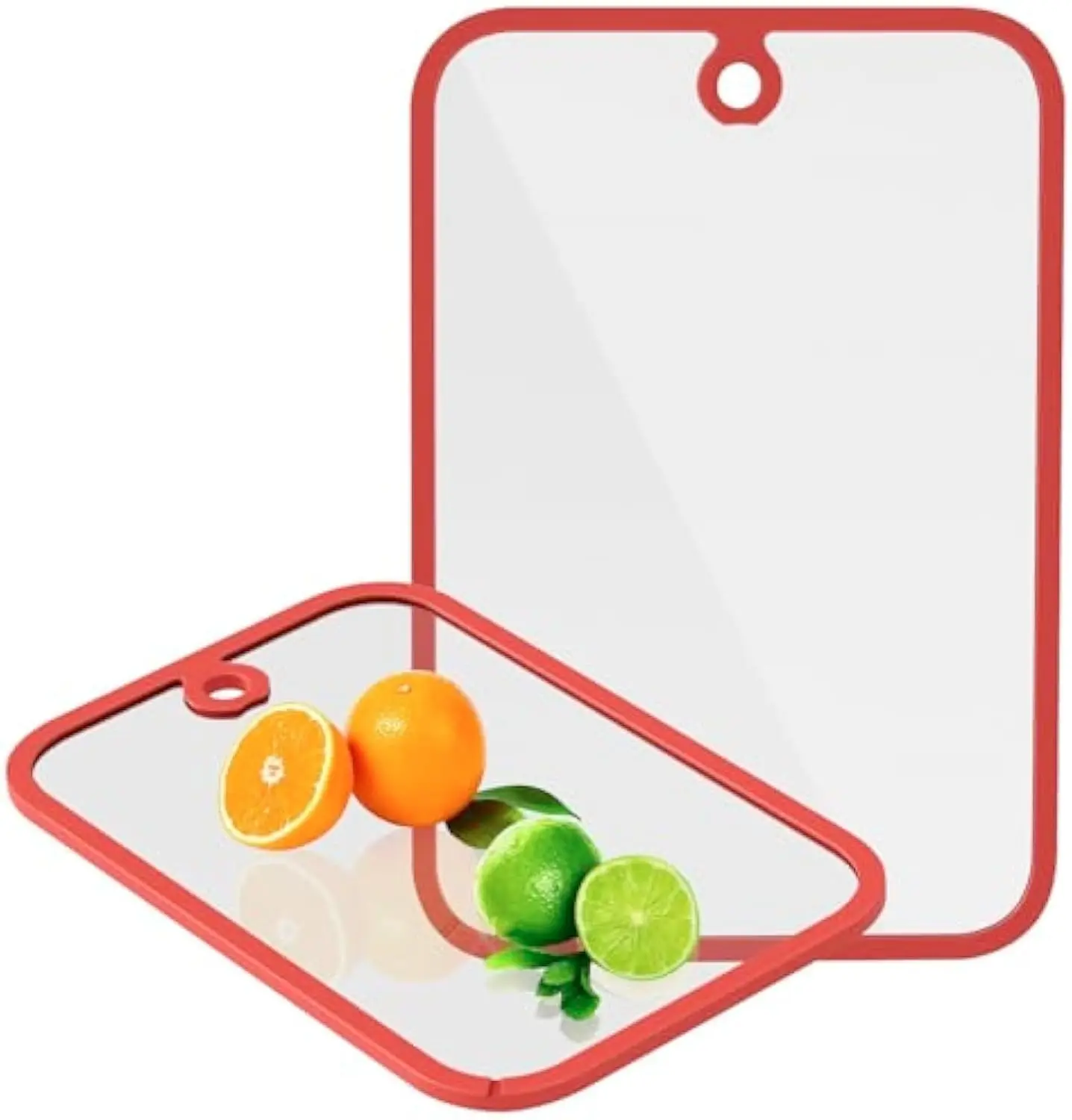 Glasschneidebretter, transparentes Glasschneidebrett, Lebensmittelschneidebrett, Anti-Schimmel, doppelseitige Schneidebretter zum Schneiden von Glass