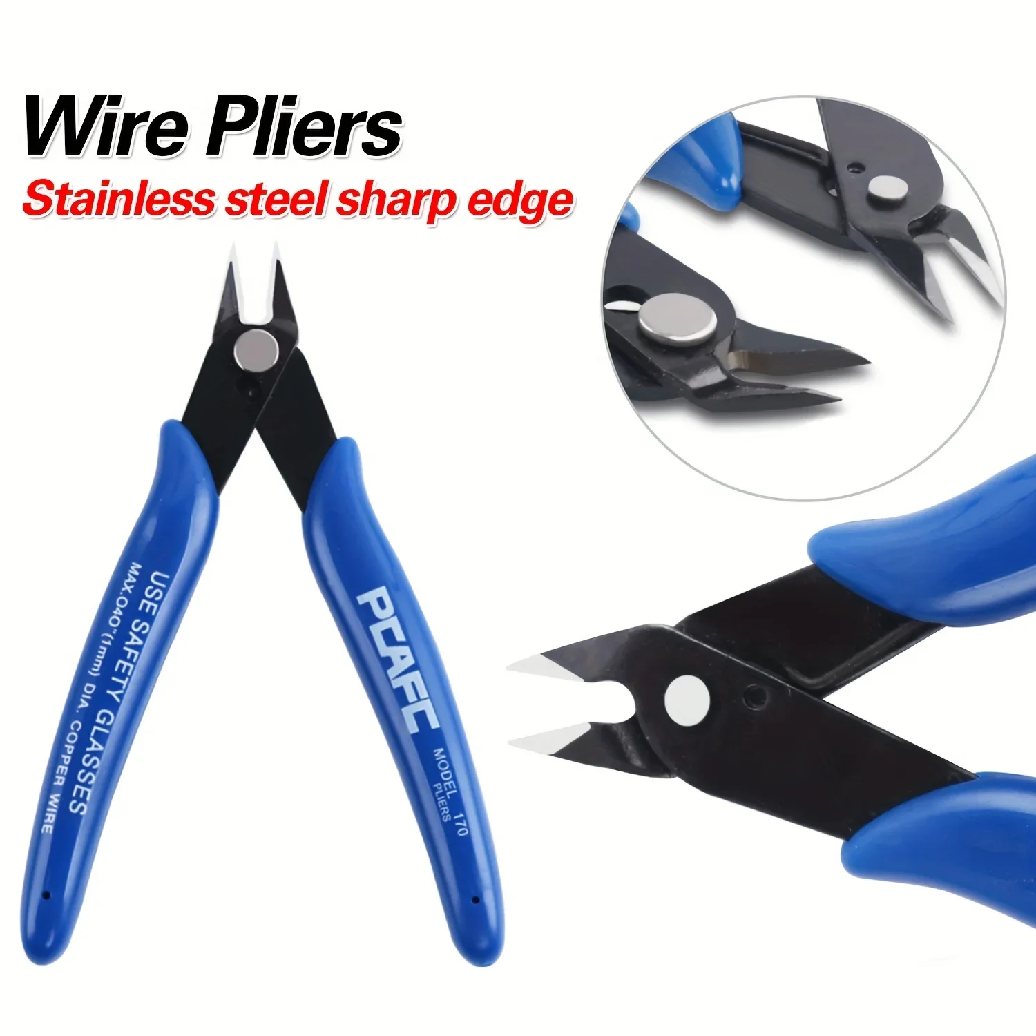 Flush Metal Side Cutter Precision Shear Mini Nose Cutting Plier Electrical Wire Cutters Snips Pliers Tool Mini Cutters