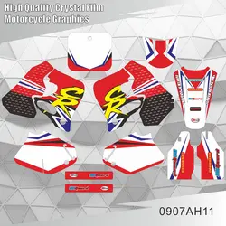 For HONDA CR 125 CR 250 CR125 CR250 1993 1994 Graphics Decals Stickers Motorcycle Background Custom Number Name