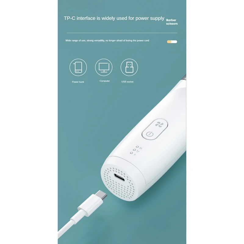男性と女性のための充電式電動バリカン,ワイヤレスシェーバー,充電式,Ipx7,ユニバーサル,スマート,ベビヘア