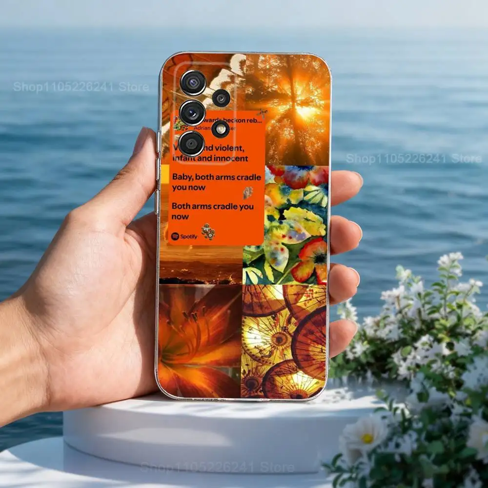 Singer A-Adrianne L-Lenker For Samsung A51,71,30,S10,9,20,Ultra,FE,Lite, S23,21,22,PIus,Transparent, Silicone Phone Case