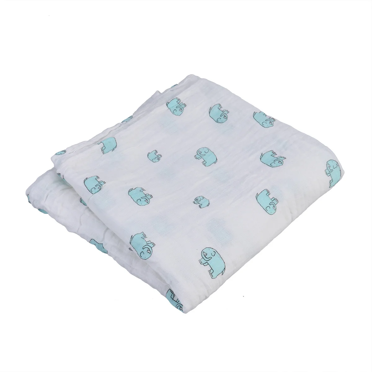 Selimut Bedong Bayi Katun Muslin Lembut dan Bernapas untuk Bayi Baru Lahir, Selimut Mandi dan Tidur