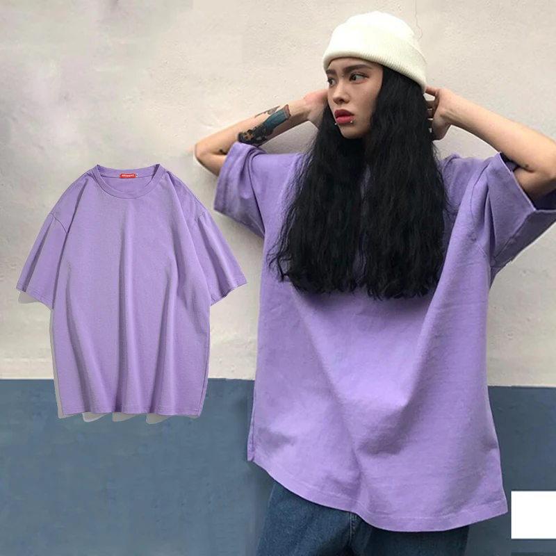 Couples Matching Cotton T-Shirts Short Sleeve Loose Women's Fashionable Half Sleeve Tops Korean Style Pure Cotton Summer Wear