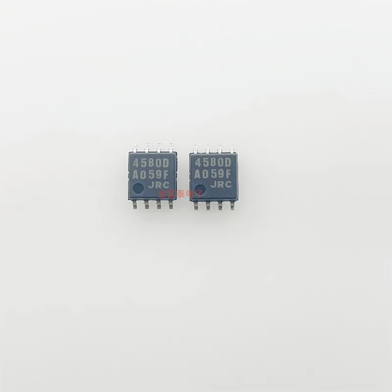 10PCS/ New original imported NJM4580MD JRC4580D silk screen 4580D SOP-8 audio amplifier IC