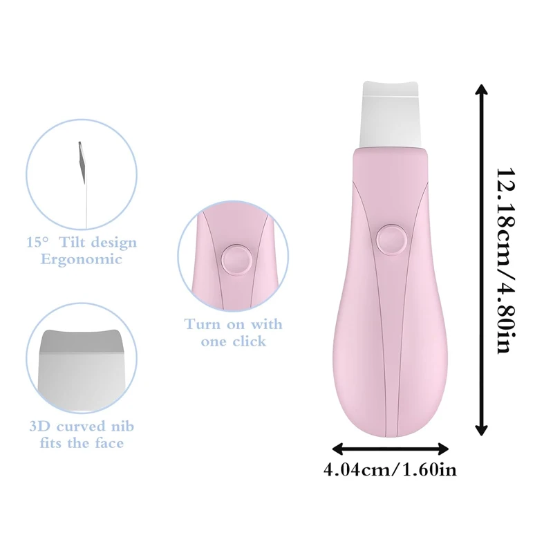 منظف المسام العميقة للعناية بالبشرة اليومية، مجرفة تنظيف التجميل، مزيل الرؤوس السوداء للوجه والأنف، أدوات العناية بالبشرة للرجال والنساء #4