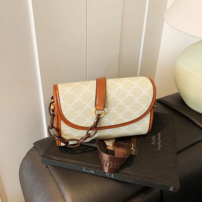 

2025 Luxury Quilted Kelly Bag - Elegant Shoulder Crossbody Purse for Women, Vintage Chain Strap Handbag