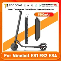 Premium 36V 5200mAh Replacement Battery for Segway Ninebot ES1/ES2/ES4/E22 – External/Built-in Design with Mounting Bracket