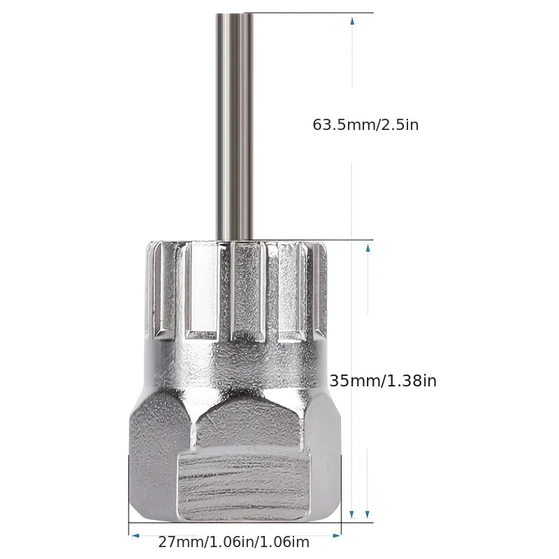 1PC Professional Bicycle Crank Puller & Bottom Bracket Tool | Heavy-Duty Crankset Removal Kit for Square Taper/ISIS/Octalink view 5