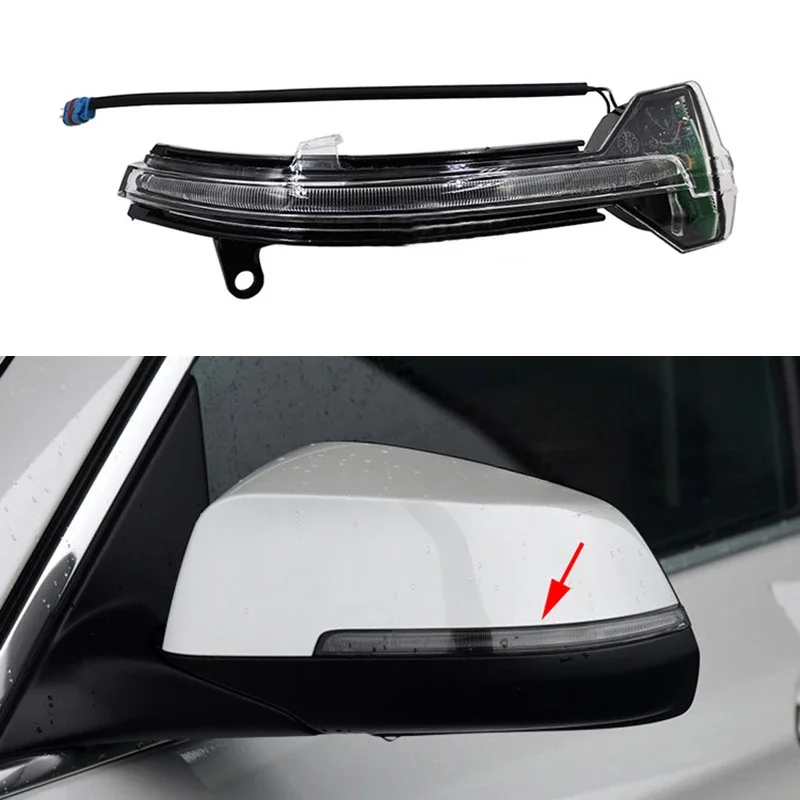 

Rear Mirror Indicator Turn Signal Light Lamp for BMW 5 6 7 Series F10 F11 F18 F07 F06 F12 F01 2014-2017 63137308535 63137308536