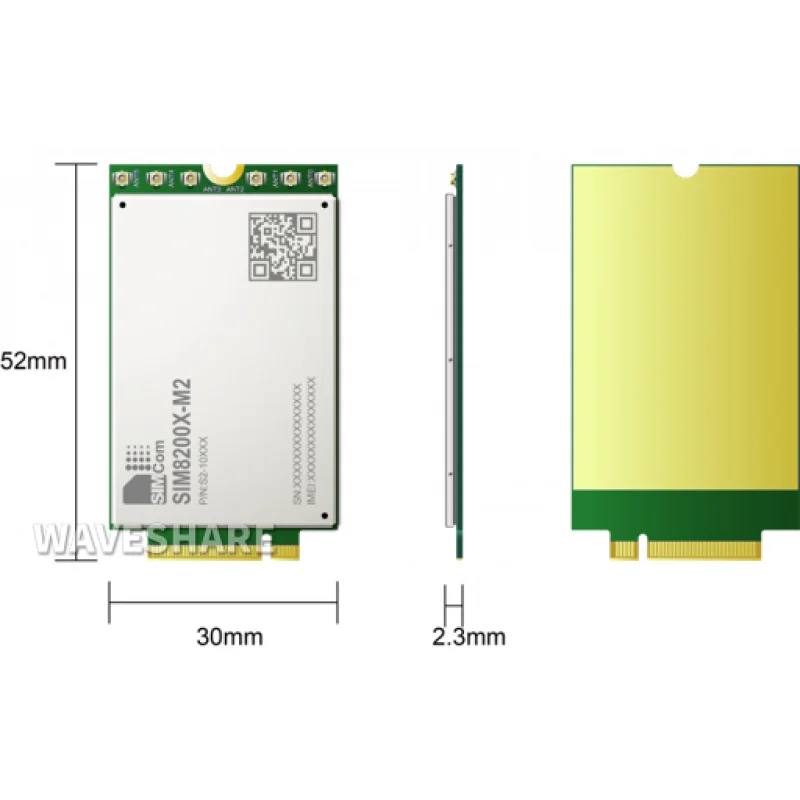 

Makerseek & Waveshare SIM8200EA-M2-SKU-18573-Price without Shipping fee