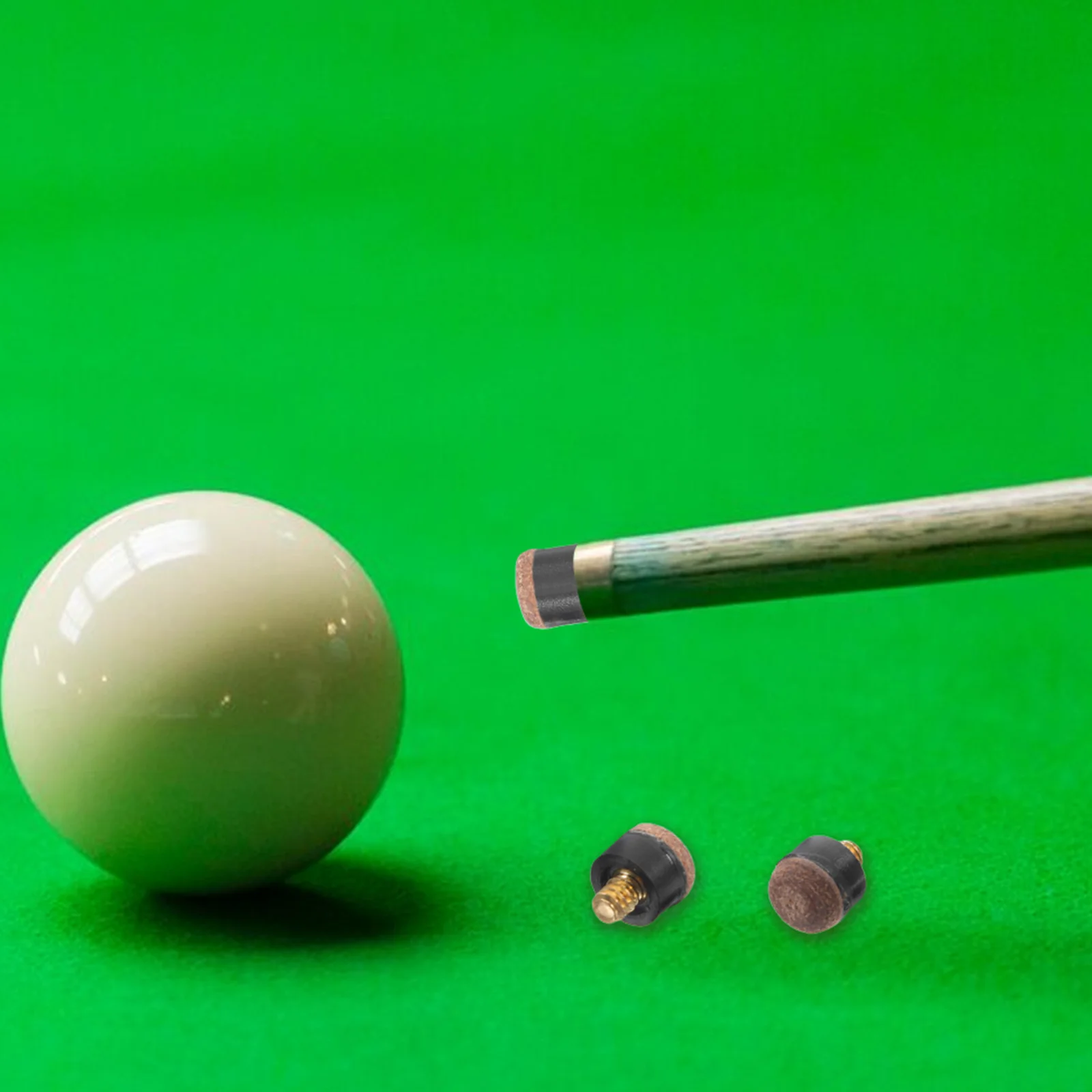 

25 Pcs Billiard Cue Tip Snooker Equipment Pool Stick Tips Billiards Tools Screw-on