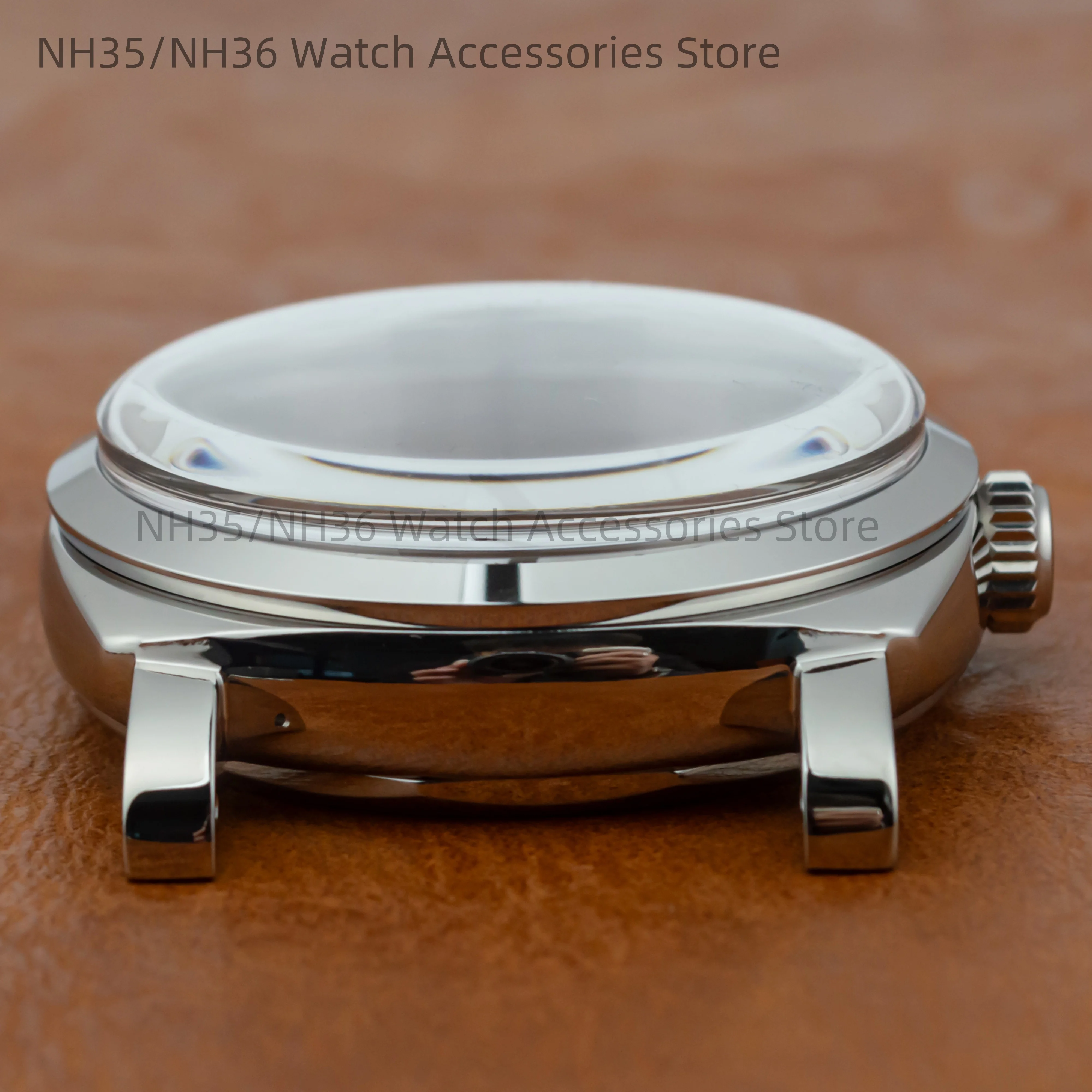 47mm PAM Vintage Retro Stainless Steel Case for 6152 Case fit ETA 6497/6498 ST3600 Mechanical Movement 10ATM Waterproof Case