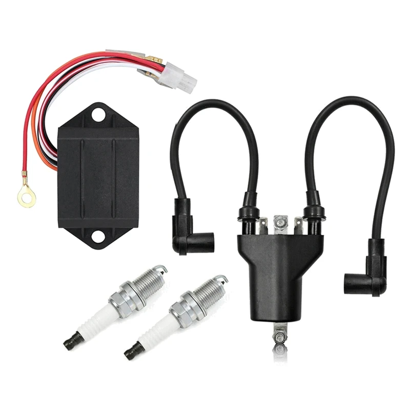 Ignition Coil & AC CDI Ignitor & Spark Plug Parts For Medalist TXT Gas Golf Cart EZ-GO 1991-2002 26652-G01 72562-G01