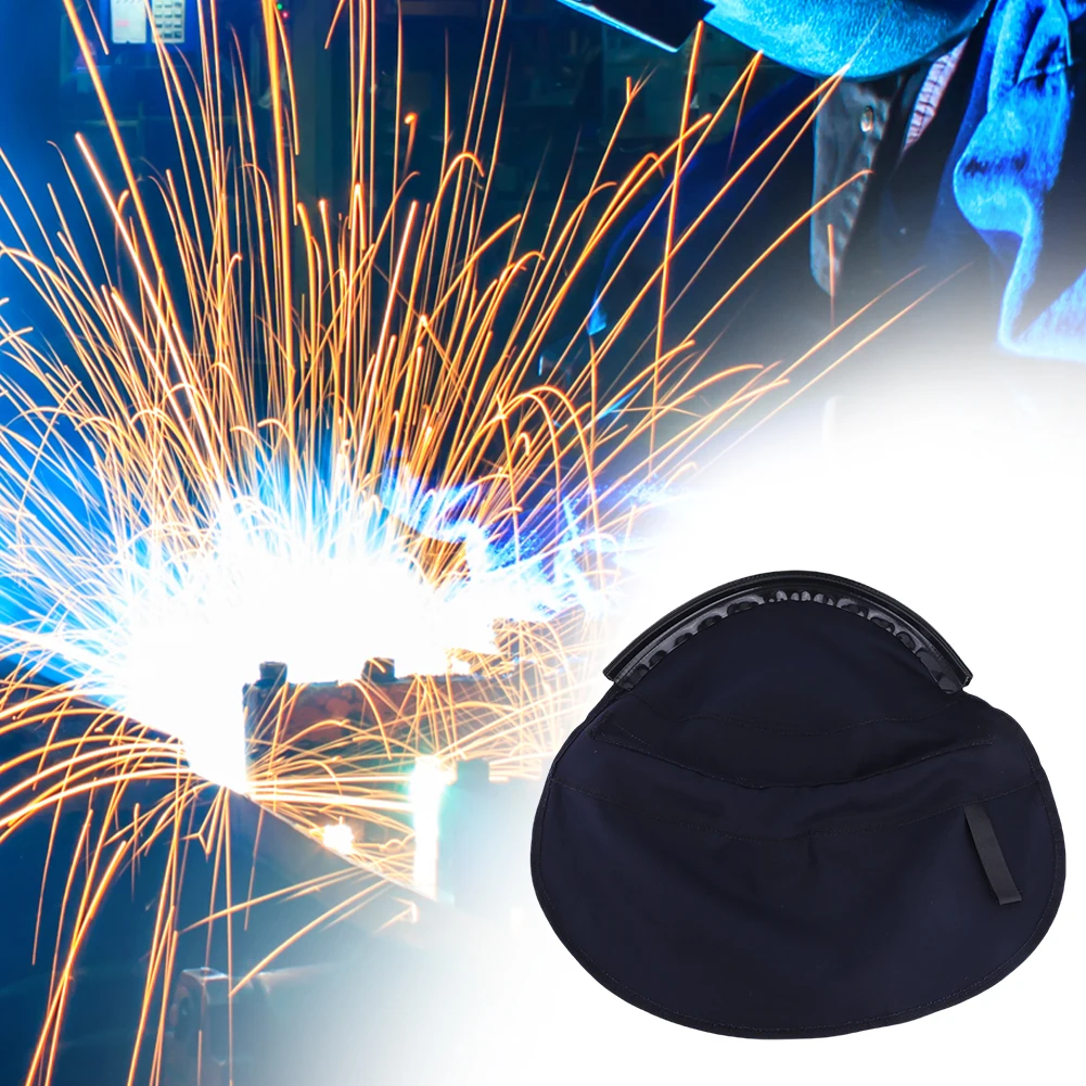 Welding Helmet Cover with Press Fit Seal FR Cotton Hood Back Cover for Welder Helmet Cap Hat Stuff