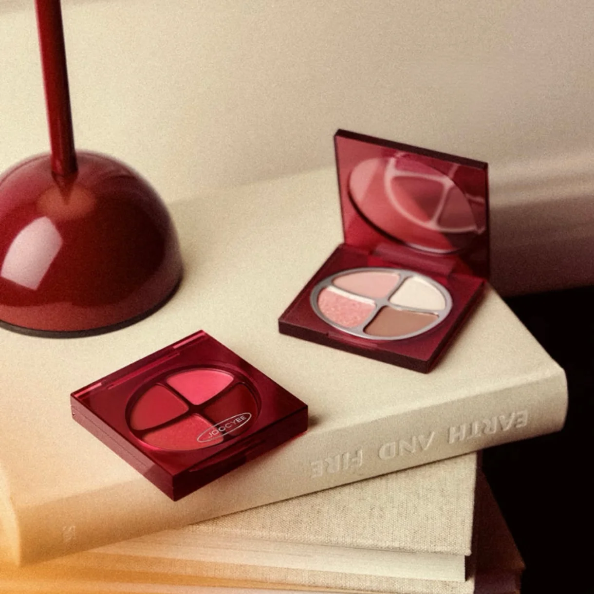 Joocyee クリスマスメイクアップコレクション リップ＆チークバーム グレイズドまたはマット アイシャドウ 多目的クリーム リップスティック ブラッシュクリーム オリジナル