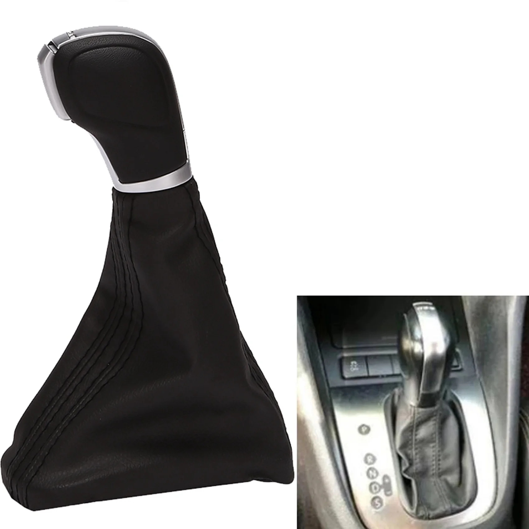 AB56-Automatic For DSG Car Gear Shift Knob Shifter Lever Dust Cover For Golf 6 Jetta MK6 EOS MK5