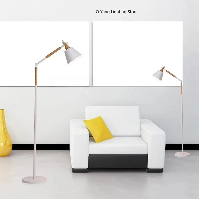 Black  White Living Room Bedroom Suitable Study Nordic Table Lamp Vertical Indoor Lighting Including Light Bulbs