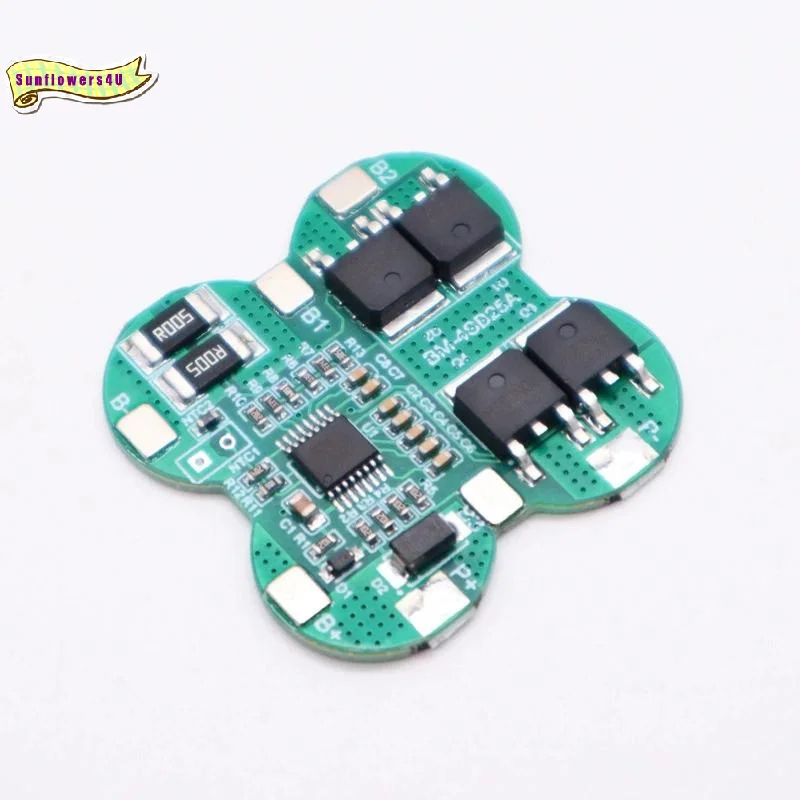 4S Ternary Lithium Battery BMS Protective Board 16.8V 25A Overcharge Protection for 18650 Power Bank E-scooter