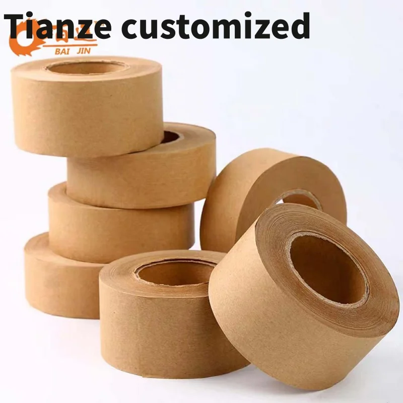 10 pieces.custom.Activated Fiberglass Reinforced Kraft Paper Adhesive Tape