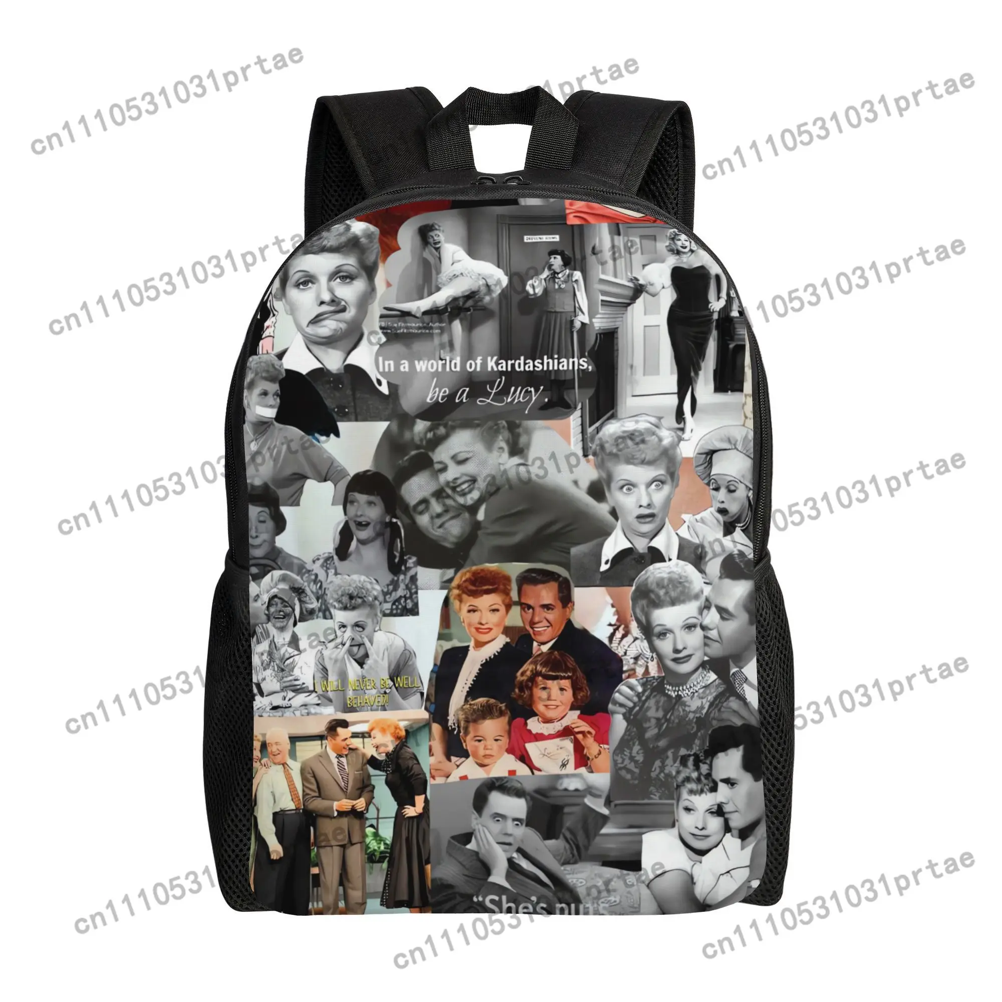I Love Lucy Classic Single Layer Backpack for Daily Essentials Perfect for Commuters, Students, or Weekend Explorers on the Go