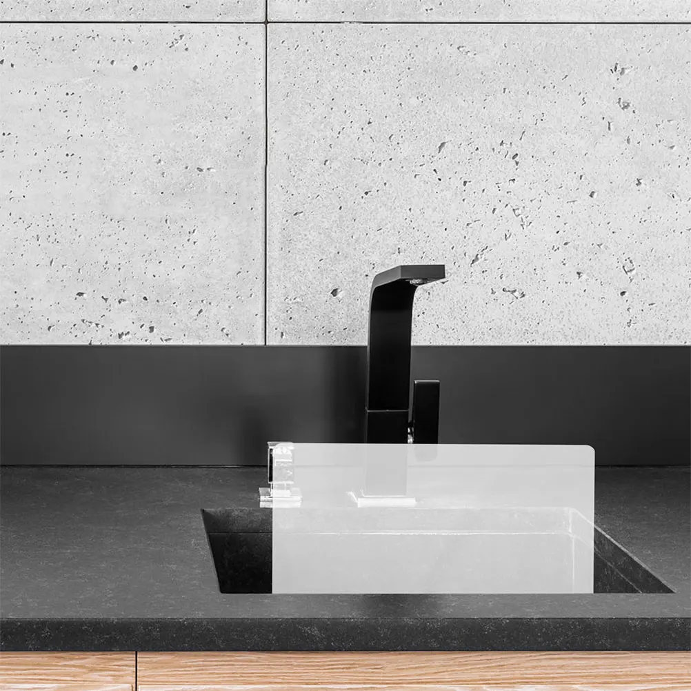 

Acrylic Splash Guard For Sink Anti-Splashing Water Guard Kitchen Bathroom Bathtub Waterproof Baffle Board Smooth