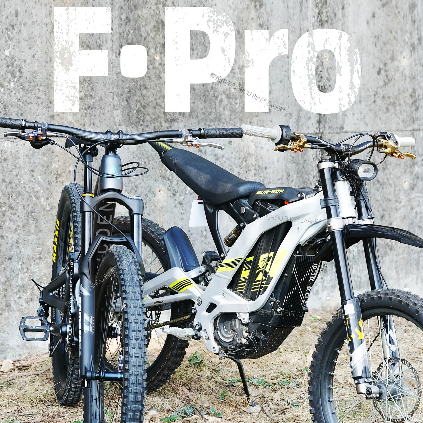 

2026 FROG WAKE F-PRO 4-piston hydraulic disc brake kit Black High hardness for SURRON LIGHT BEE,MTB,motorcycle,down hill