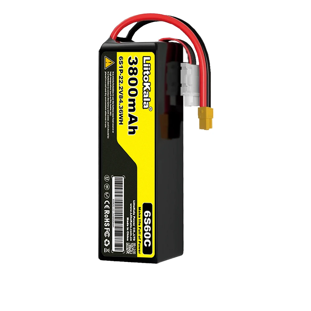 Liitokala FPV DRONE CAR SHIP helicóptero 22V 100C 80C 75C 60C 50C 30C 22AH 16AH 12AH 10AH 7800MAH 6000MAH 4200MAH BATERIA