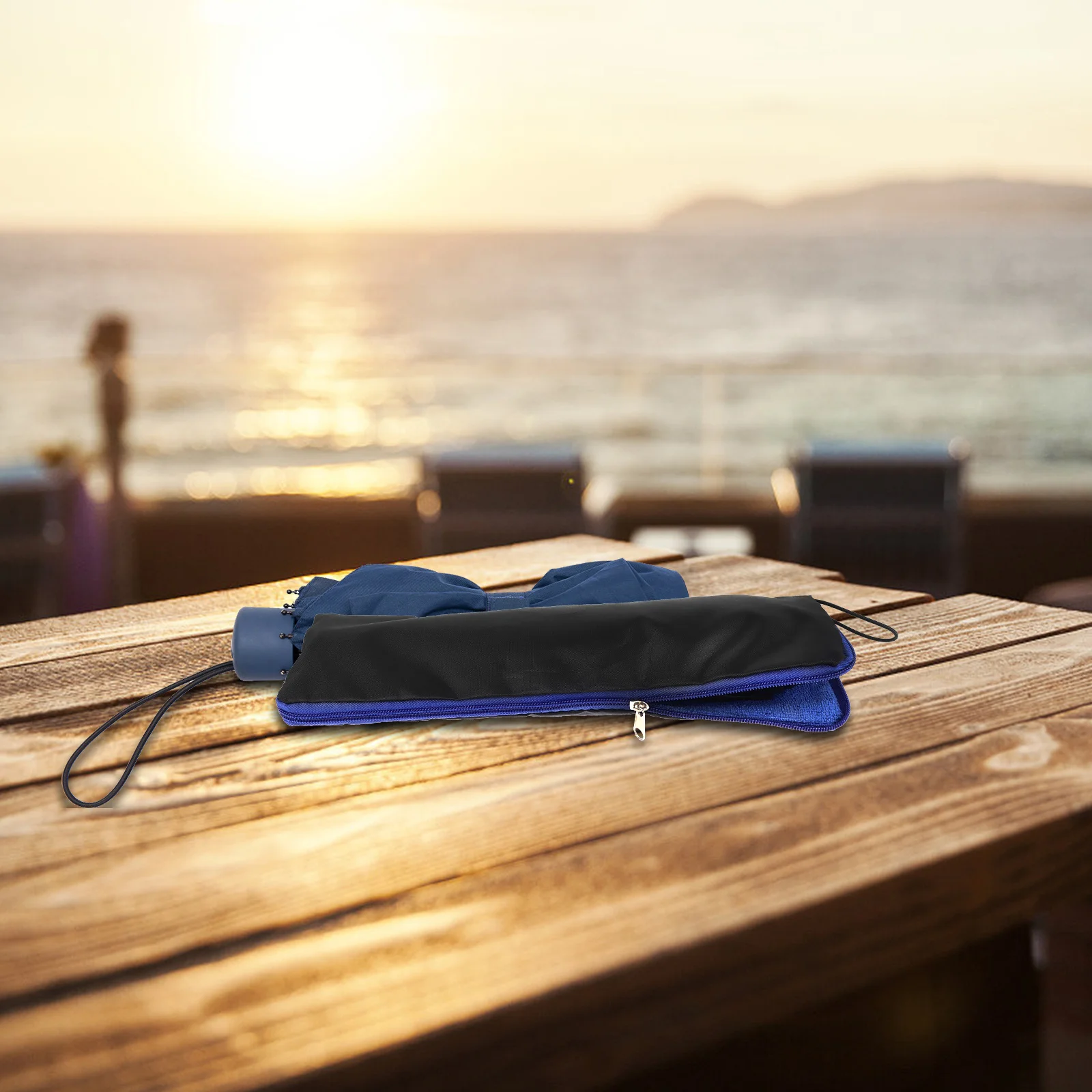Borsa portaoggetti per ombrellone pieghevole impermeabile, supporto portatile, organizer da appendere per auto, casa, custodia da viaggio, borsa per ombrellone