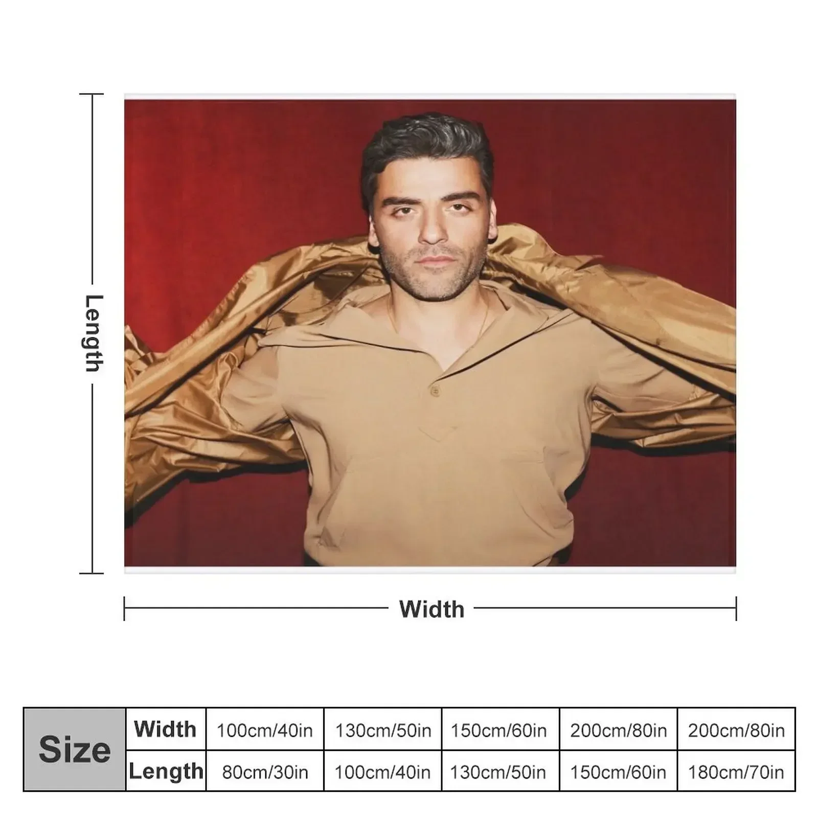 Oscar Isaac Throw Blanket Cute Plaid blankets and throws Decorative Sofa Beach Blankets