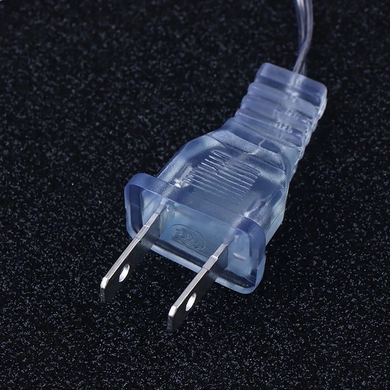

For Christmas LED String Light Clear EU/US Plug Extender Wire Light String Extension Cable Standard Power Extension Cord