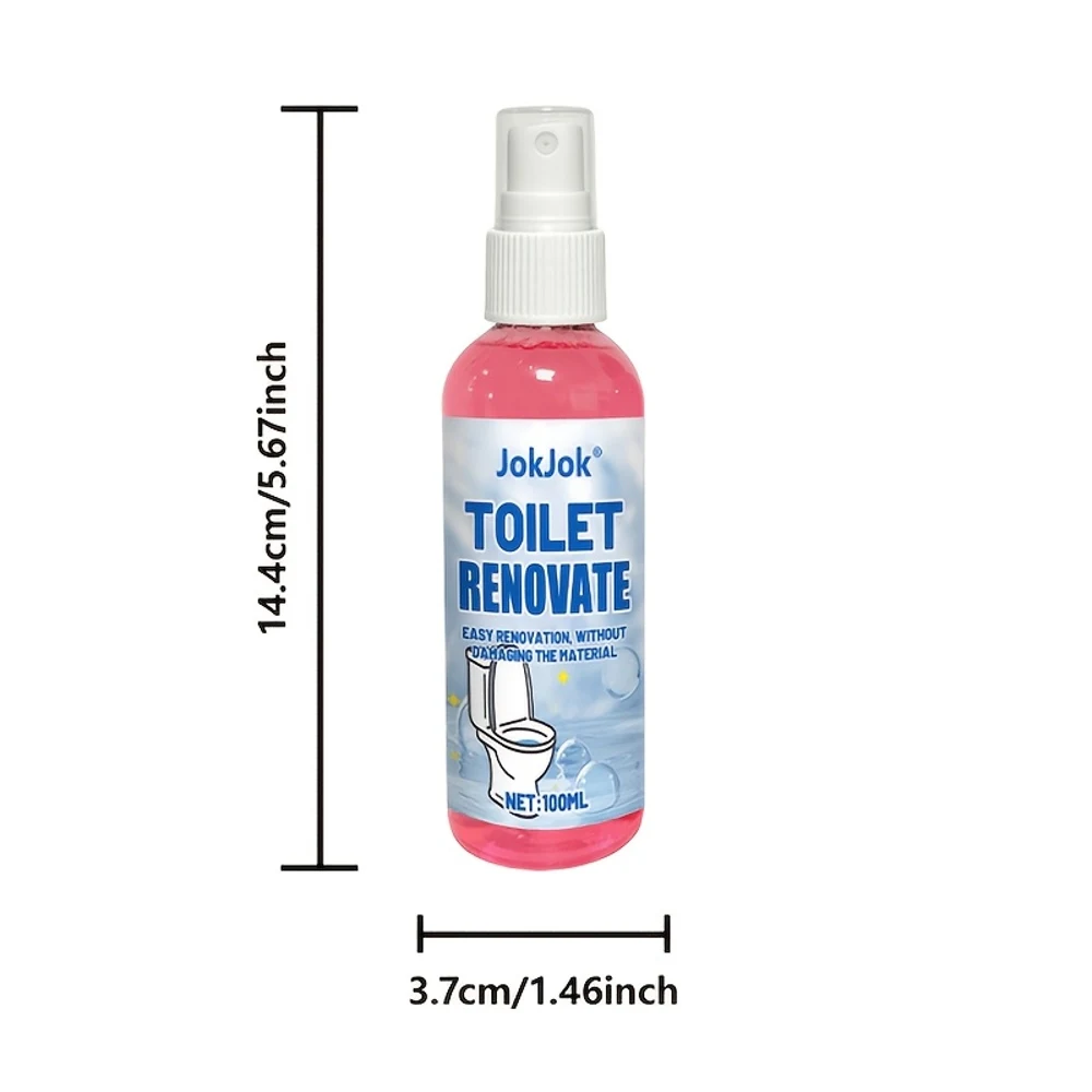 Strong Toilet Cleaner: Eliminates Rust, Yellow Discoloration, Urine Marks, And Limescale. Versatile Cleaner for Bathrooms, Kitch