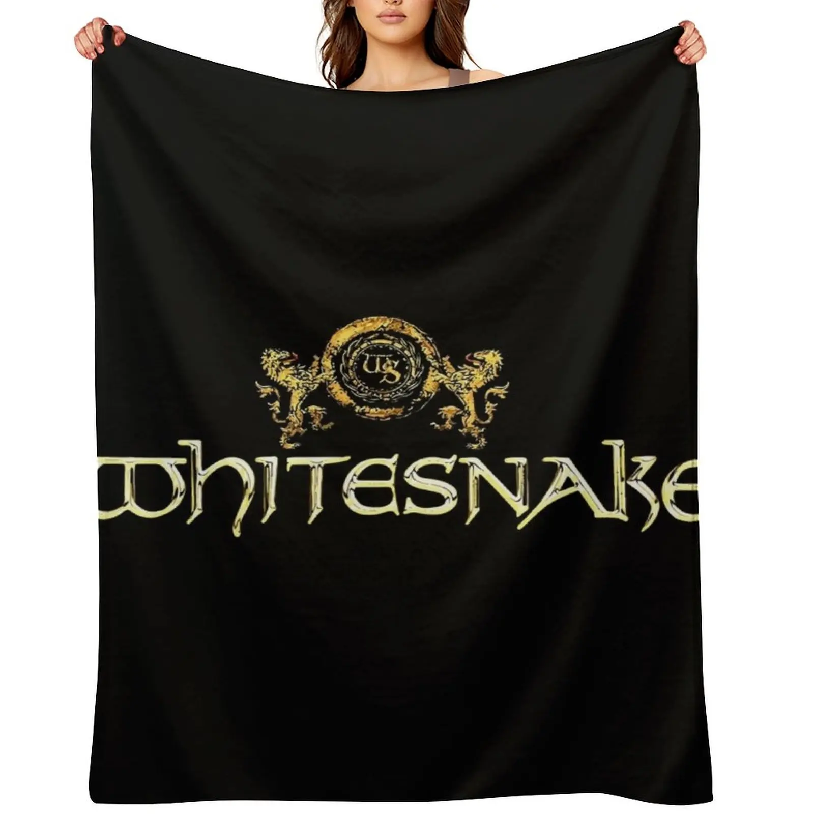 

whitesnake merch Throw Blanket Beach Blankets For Bed Furrys Decorative Throw Blankets