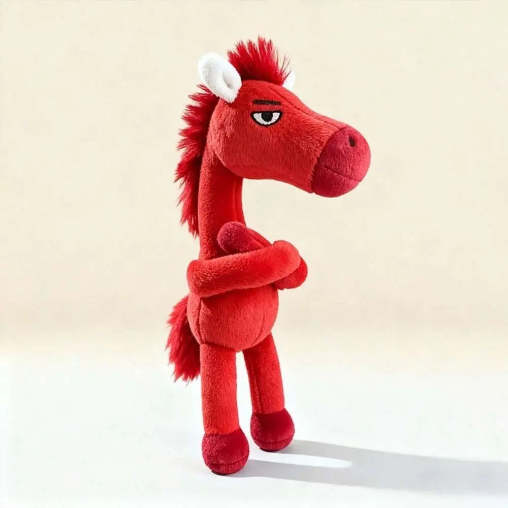 Cartoon Simulation Pferd Stofftier Schlüsselanhänger Exquisite Handwerkskunst Fantasy Stil Pferd Plüschtier Schlüsselanhänger Gefüllt