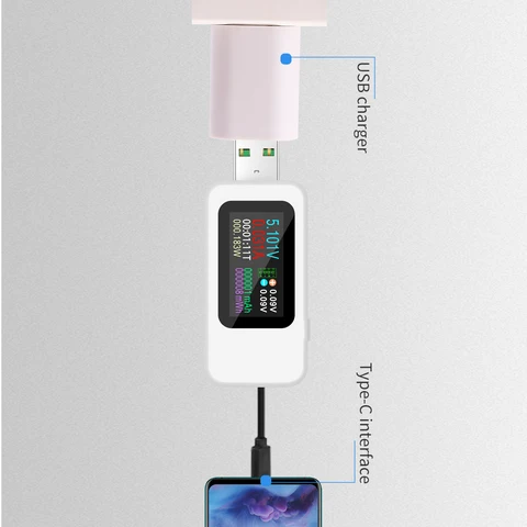 JUANJUAN USB тестер тока 4-30В, 9/10 в 1 — изображение товара
