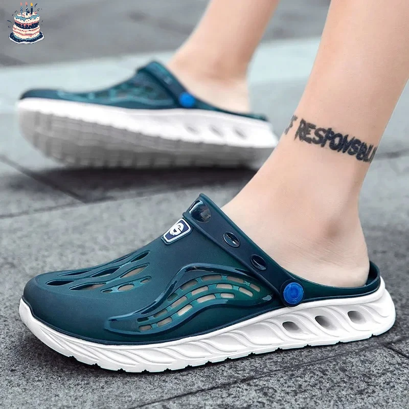 

Summer Comfortable Men's Breathable Outdoor EVA Injection Clogs Casual Sandal Men Beach Slippers Water Shoes Pool Sandals