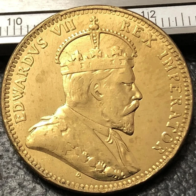 1908 Cyprus Half Piastre - Edward VII Bronze Coin Copy