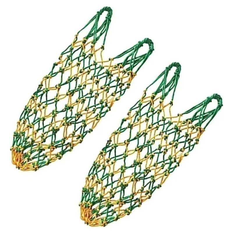 FYBL-2Pcs Slow Feed Hay Net,Durable Hanging Hay Feeder For Stables, Trailers, And Equestrian Events