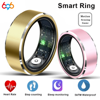 696 New Smart Ring Bracelet Finger Digital Ring Heart Rate Monitoring Waterproof Sleep Remote Control Sports Women Men