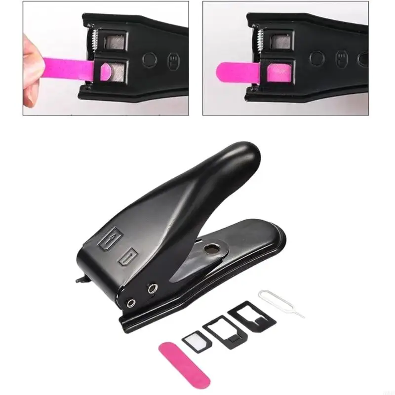 Phone Accessory Easy Operate Card Cutting Tool with Ejection Pin & Adapter Multifunction Card Cutter 896C
