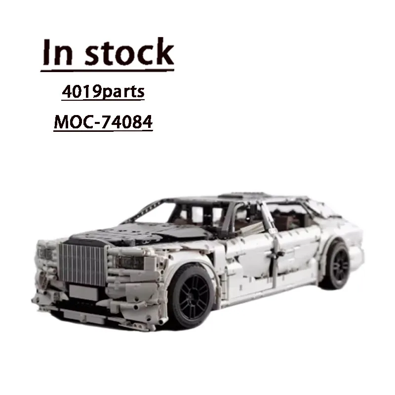 

MOC-74084 White Classic Golden Man Supercar Building Block Model • 4019 Parts Children's Birthday Building Block Toy Gift