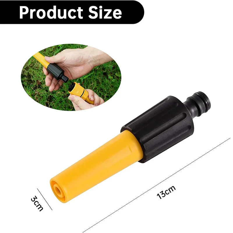 4Pcs Hose Nozzles Hose Sprinkler Set Adjustable Hose Car Wash Nozzle Garden Hose Spray Nozzle Hose Pipe Nozzle End Garden Too