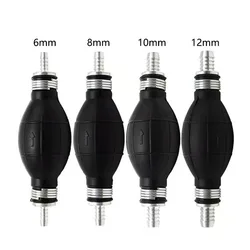 6/8/10/12mm Universal Fuel Pump Rubber Manual Liquid Oil Transfer Pump Petrol Diesel Hand Primer Bulb for Car Marine Outboard