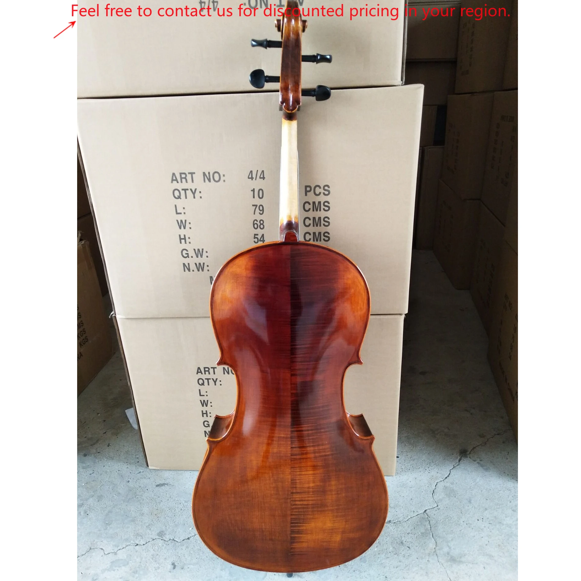 

Tongling Brand Flame Handmade High Grade Cello
