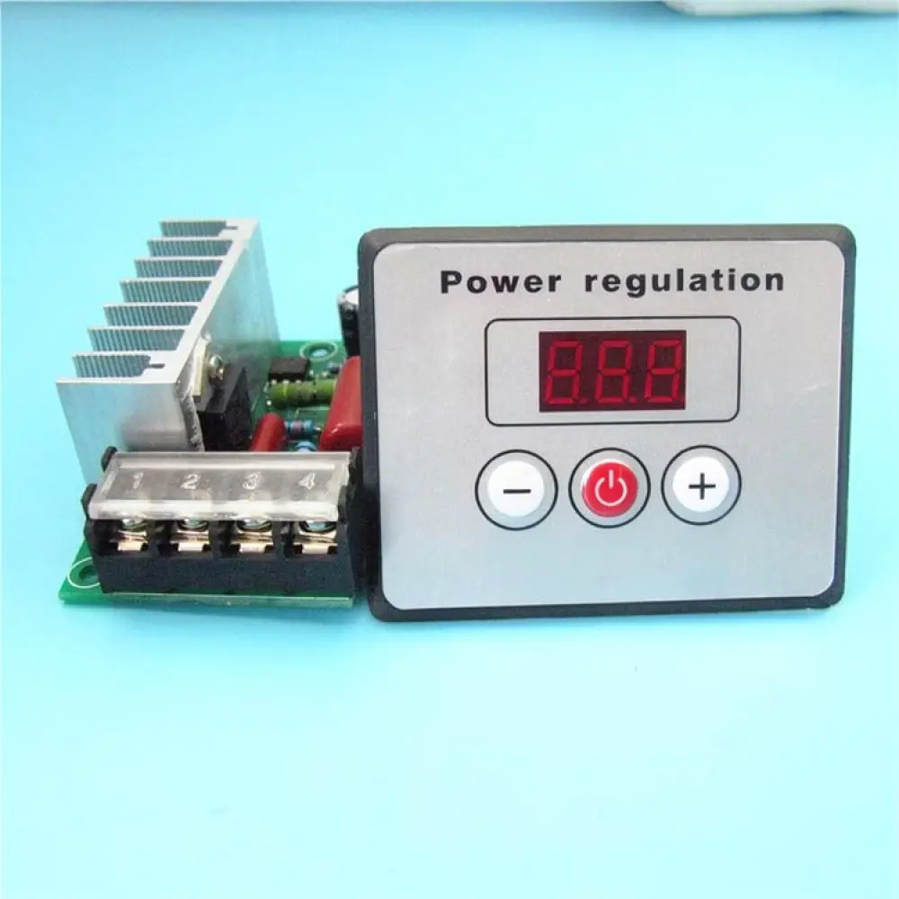 For For Ouchen 4000W Voltage Regulator Digital SCR Module High Power Variable Speed Dimming Thermal Control Accessory