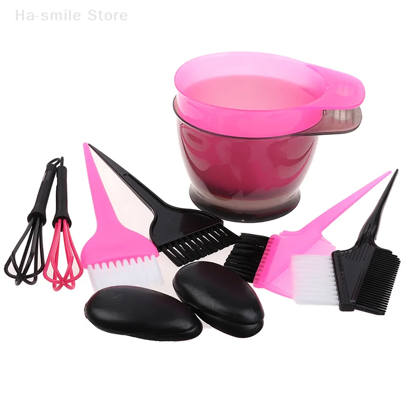 

5Pcs/Set For Hair Coloring Bleaching Salon Home Hair Dye Tools Professional Hair Dyeing Kit Hair Color Dye Bowl Stirring Brush