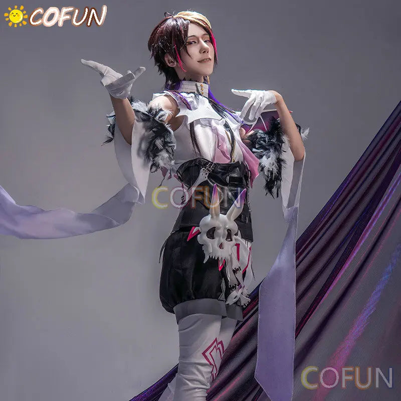 COFUN Anime VTuber Nijisanji Shu Yamino Cosplay Costume Combat Uniforms Unisex Activity Party Role Play Clothing