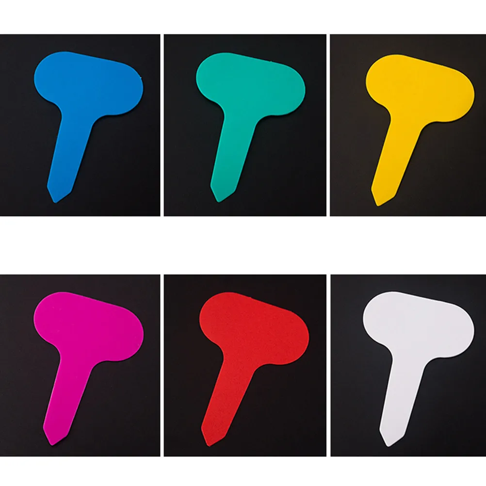 

200Pcs Plant Tags T-Type Plastic Garden Label for Seedlings Nursery Flower Marker Waterproof Long-Lasting Plant Tags