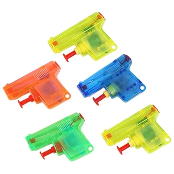 5 ชิ้นเด็กฤดูร้อนขนาดเล็ก Watergun Manual ยิงปืนเล่นน้ำของเล่น