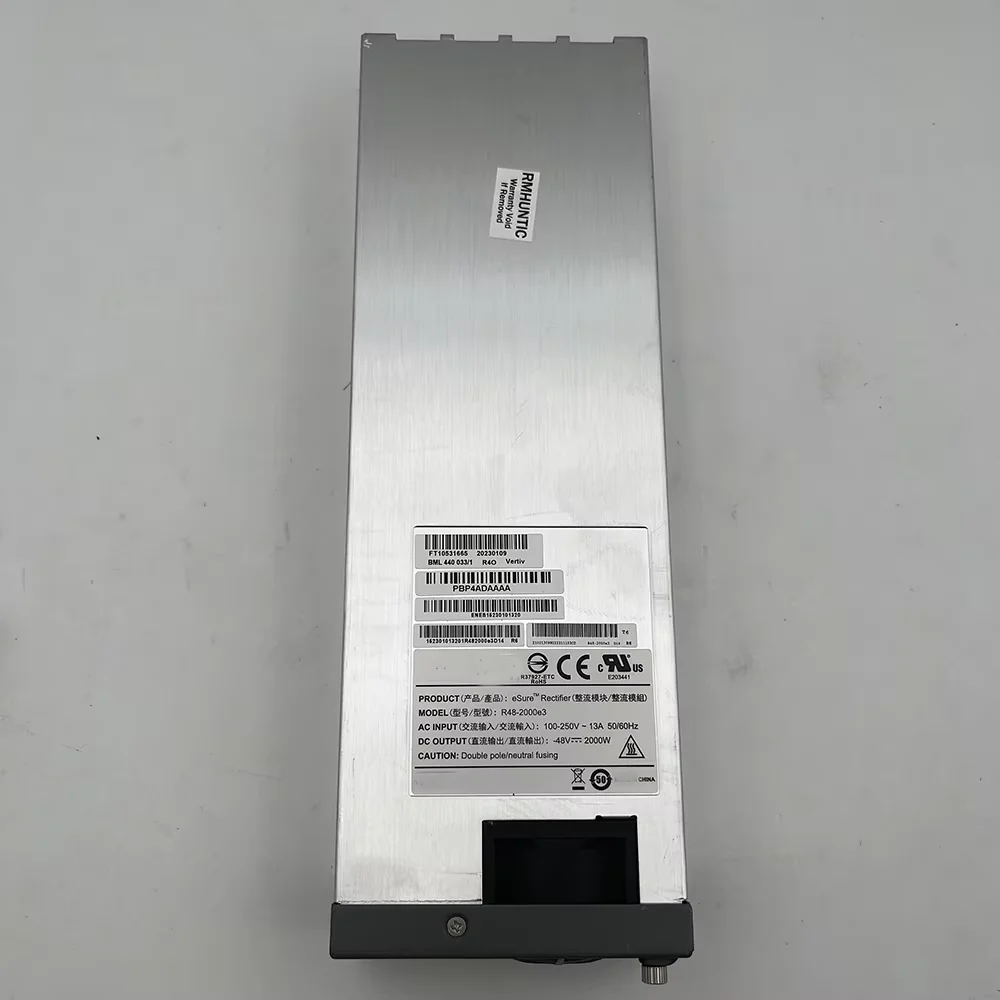 Power Module Input: 100-250V 13A 50/60Hz Output: -48V 2000W R48-2000e3
