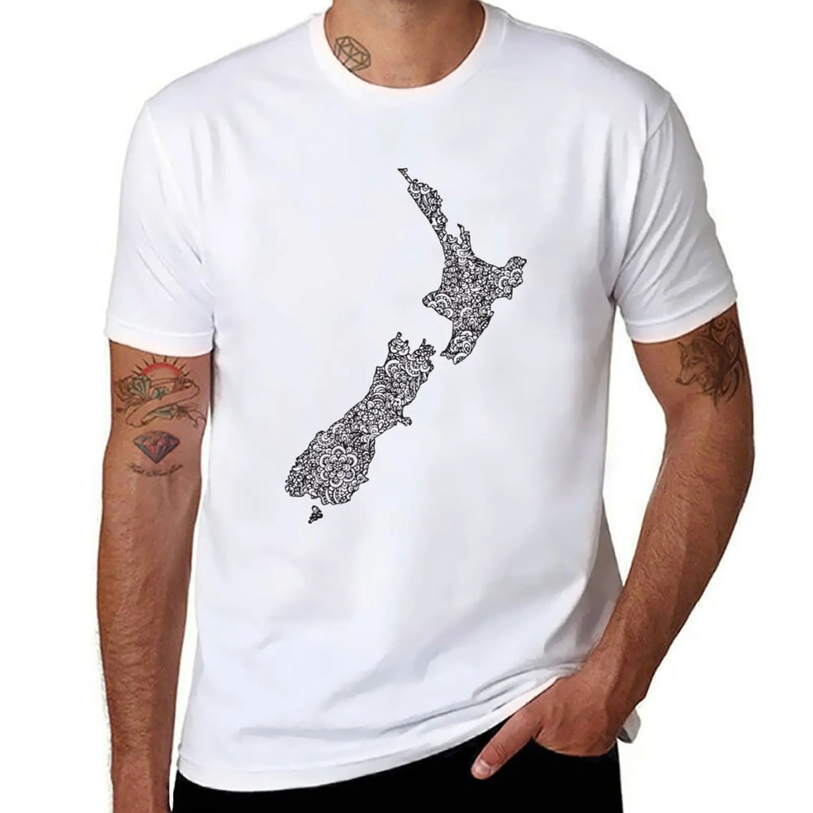 

New Zealand T-Shirt man t shirts for men casual t shirt man plain T-Shirt